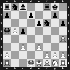 1955 Wch U20 final-A – Round 2 – Spassky, Boris Vasily – 1-0 – Portisch, Lajos – G5