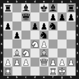 1955 Wch U20 final-A – Round 4 – Tringov, Georgi P – 1/2-1/2 – Portisch, Lajos – G15