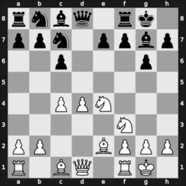 1955 Wch U20 final-A – Round 5 – Portisch, Lajos – 1-0 – Johannessen, Svein – G19