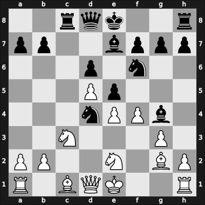 1955 Wch U20 final-A – Round 7 – Van der Wiel, John T.H. – 0-1 – Schweber, Samuel – G28