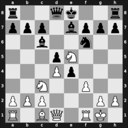 1955 Wch U20 final-A – Round 7 – Hallstrom, Leo – 0-1 – Spassky, Boris Vasily – G30