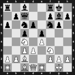 1955 Wch U20 final-A – Round 8 – Keller, Dieter – 0-1 – Portisch, Lajos – G34