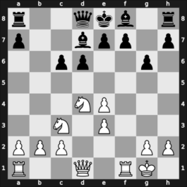 1955 Wch U20 final-B – Round 5 – Ciric, Dragoljub M – 1-0 – Klages, Hans Juergen – G8