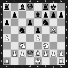 1955 Wch U20 prel-B – Round 7 – Donia M – 0-1 – Schweber, Samuel – G19