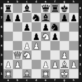 1955 Wroclaw – Round 1 – Arlamowski, Edward – 1/2-1/2 – Plater, Kazimierz – G5