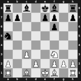 1955 Zagreb – Round 1 – Rabar, Braslav – 1/2-1/2 – Minev, Nikolay N – G5