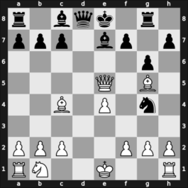 1955 Zagreb – Round 1 – Karaklajic, Nikola – 1/2-1/2 – Fuderer, Andrija – G17