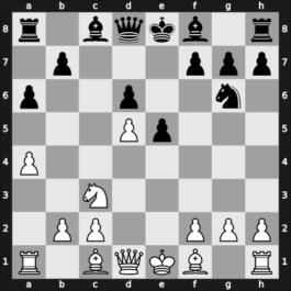 1955 Zagreb – Round 9 – Milic, Borislav – 1/2-1/2 – Trifunovic, Petar – G98