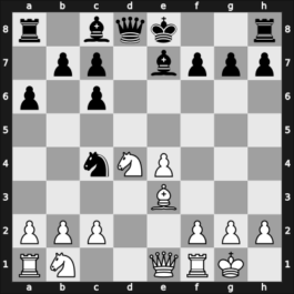 1955 Zagreb – Round 9 – Karaklajic, Nikola – 1/2-1/2 – O&rsquo;Kelly, Albéric de Galway – G100
