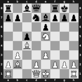 1955 Zagreb – Round 11 – Smyslov, Vladimir – 1-0 – Trifunovic, Petar – G111