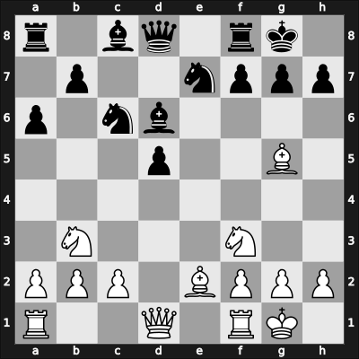 1955 Zagreb – Round 12 – Trifunovic, Petar – 1/2-1/2 – Dueckstein, Andreas – G123