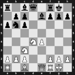 1955 Zagreb – Round 12 – Karaklajic, Nikola – 1/2-1/2 – Milic, Borislav – G128