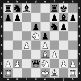 1955 Zagreb – Round 14 – Minev, Nikolay N – 1/2-1/2 – Ivkov, Borislav – G143