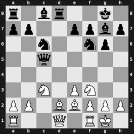 1955 Zagreb – Round 17 – Rabar, Braslav – 1/2-1/2 – Bisguier, Arthur B – G167