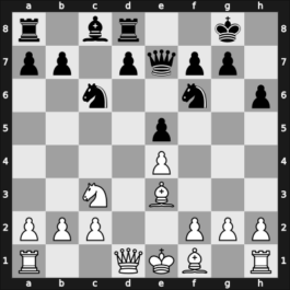 1955 Zittau-B 5th – Round 8 – Moehring, Guenther – 1/2-1/2 – Zirngibl, Albert – G12
