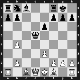 1956 Alekhine Memorial – Round 1 – Botvinnik, Mikhail – 1-0 – Najdorf, Miguel – G23