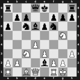1956 Alekhine Memorial – Round 1 – Golombek, Harry – 1/2-1/2 – Sliwa, Bogdan – G27