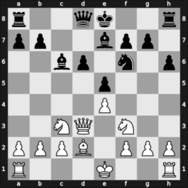 1956 Alekhine Memorial – Round 1 – Bronstein, David I – 1/2-1/2 – Ciocaltea, Victor – G56