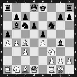 1956 Alekhine Memorial – Round 1 – Szabo, Ladislav – 0-1 – Bronstein, David I – G69