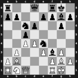 1956 Belgrade – Round 1 – Korchnoi, Viktor – 1/2-1/2 – Gligorić, Svetozar – G8