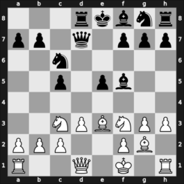 1956 Belgrade – Round 1 – Trifunovic, Petar – 0-1 – Petrosian, Tigran A. – G9