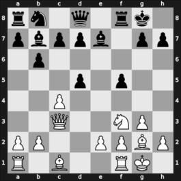 1956 Budapest – Round 1 – Sandor, Bela – 1/2-1/2 – Kluger, Gyula – G12