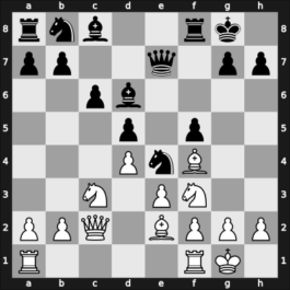 1956 Budapest Alekhine – Round 1 – Navarovszky, Laszlo – 1/2-1/2 – Tipary, Lajos – G14
