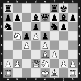 1956 Budapest Alekhine – Round 1 – Kluger, Gyula – 1/2-1/2 – Gereben, Erno – G26