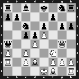 1956 Budapest Szikra – Round ? – Zsedenyi, B. – 0-1 – Portisch, Lajos – G36
