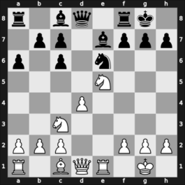 1956 CSR Ch sf – Round 2 – Blatny, Frantisek – 1/2-1/2 – Jezek, Stanislav – G4