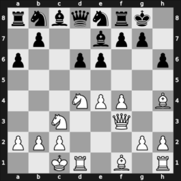 1956 CSR Ch sf – Round 13 – Blatny, Frantisek – 1-0 – Zobel, Leo – G20