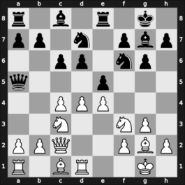 1956 CSR Ch sf Bratislava SVK – Round 4 – Nemec, Tadeus – 0-1 – Jezek, Stanislav – G6