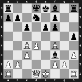 1956 CSR Ch sf Bratislava SVK – Round 14 – Jezek, Stanislav – 1-0 – Hofmann, Vilem – G27