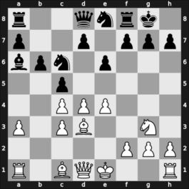 1956 Candidats Tournament – Round 2 – Geller, Efim P – 0-1 – Smyslov, Vladimir – G8