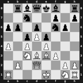 1956 Candidats Tournament – Round 5 – Spassky, Boris V. – 1/2-1/2 – Pilnik, Herman – G22