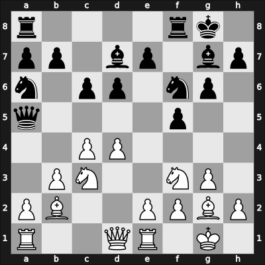 1956 Candidats Tournament – Round 8 – Panno, Oscar – 1/2-1/2 – Bronstein, David I – G36