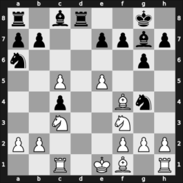 1956 Candidats Tournament – Round 9 – Bronstein, David I – 1-0 – Ezzat Philip, Maxim – G38