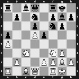 1956 Candidats Tournament – Round 11 – Smyslov, Vladimir – 1-0 – Geller, Efim P – G51