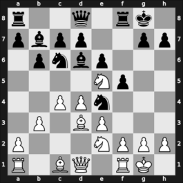 1956 Candidats Tournament – Round 13 – Panno, Oscar – 1/2-1/2 – Smyslov, Vladimir – G58
