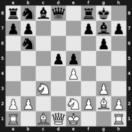 1956 Copenhagen – Round 3 – Fuchs, Reinhart – 1/2-1/2 – Larsen, Bent Ravn – G22