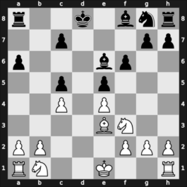 1956 Copenhagen – Round 4 – Bouwmeester, Hans – 1/2-1/2 – Enevoldsen, Jens – G25
