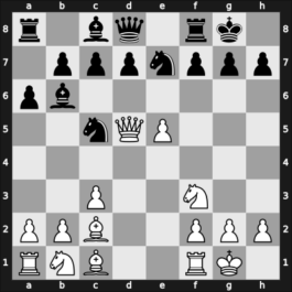1956 Copenhagen – Round 7 – Pedersen, Eigil – 1/2-1/2 – Bouwmeester, Hans – G38