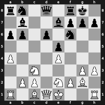 1956 Danmarksmesterskabet – Round 1 – Enevoldsen, Jens – 1/2-1/2 – Norman Hansen, Holger – G2
