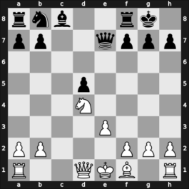 1956 Danmarksmesterskabet – Round 2 – Ingerslev, Aage – 1/2-1/2 – Poulsen, Christian – G3