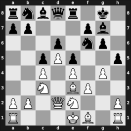 1956 Debrecen – Round 1 – Rieger, Alexandra – 1/2-1/2 – Filip, Miroslav – G6