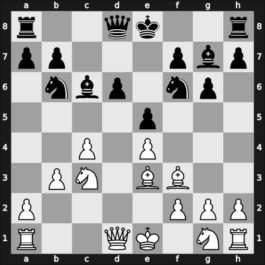 1956 Dresden – Round 4 – Uhlmann, Wolfgang – 1-0 – Bilek, Istvan – G26
