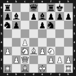 1956 Dresden – Round 14 – Sliwa, Bogdan – 1/2-1/2 – Averbakh, Yuri L – G89