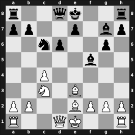 1956 GDR Ch Leipzig GER – Round 9 – Liebert, Heinz – 1/2-1/2 – Franz, Joachim – G26