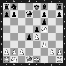 1956 GDR Ch Leipzig GER – Round 13 – Fuchs, Reinhart – 1/2-1/2 – Franz, Joachim – G39