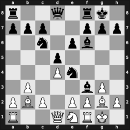 1956 GDR Ch Leipzig GER – Round 13 – Juettler Helmut – 1-0 – Kahn, Manfred – G40